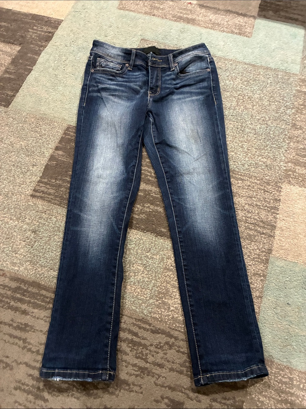 Buckle Women's Dark Blue Straight Leg Jeans